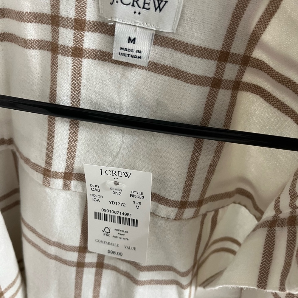 JCrew flannel